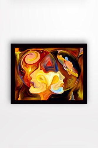 ASIR Obraz na MDF s rámem LIDSKÝ VESMÍR 41 x 56 cm - Obrázek 2