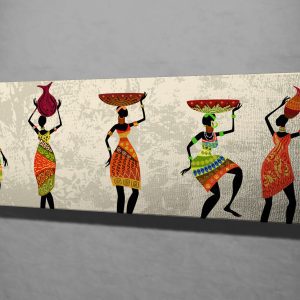 ASIR Obraz na plátně AFRICKÉ ŽENY 80 x 30 cm