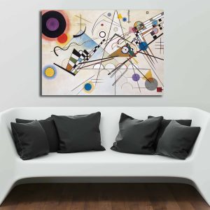 ASIR Obraz na plátně GEOMETRICKÁ ABSTRAKCE 100 x 70 cm