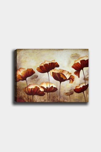 ASIR Obraz na plátně KRÉMOVÉ KVĚTY 70 x 50 cm - Obrázek 2