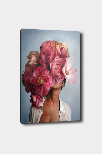 ASIR Obraz na plátně KVĚTY MÍSTO VLASŮ 50 x 70 cm - Obrázek 2