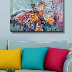 ASIR Obraz na plátně MOTÝL 100 x 70 cm