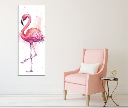 ASIR Obraz na plátně PLAMEŇÁK 80 x 30 cm - Obrázek 2