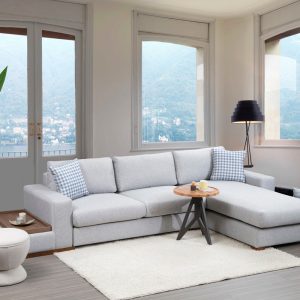 ASIR Rohová sedací souprava LOOP15 šedá