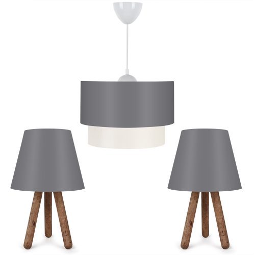 ASIR Stolní lampy a lustr AYD-1791 šedohnědá - Obrázek 2