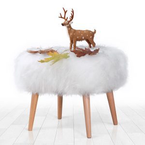 ASIR Taburet DEER bílý