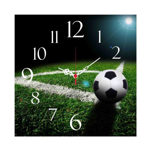 ASIR Nástěnné hodiny MDF FOTBAL 40 x 40 cm - Obrázek 2