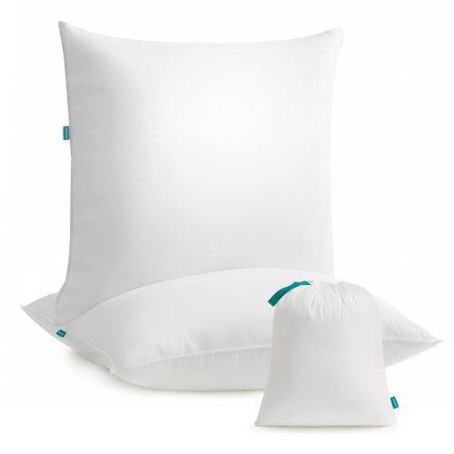 SONGMICS Polštář bílý 80x80 cm 1500g 2 ks