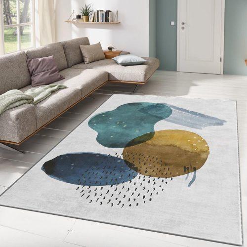 ASIR Koberec (160 x 230) ALHO CARPET-37A šedý s akvarelovým vzorem