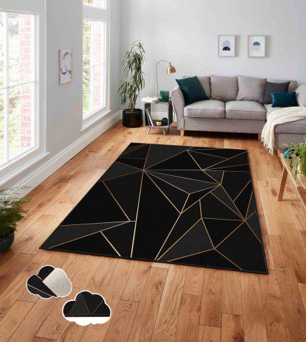 ASIR Koberec (160 x 230) ASR CRPT-107 černý geometrický vzor - Obrázek 2