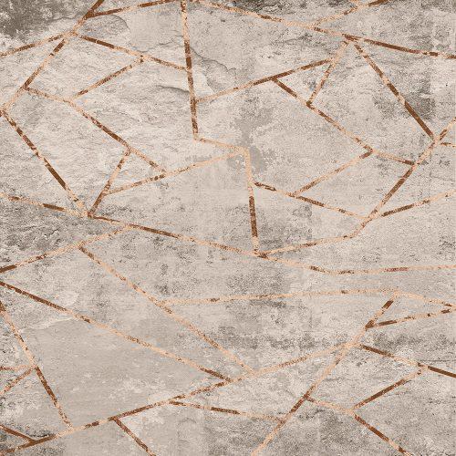 ASIR Koberec (160 x 230) EEXFAB826 zlaty geometrický vzor - Obrázek 2