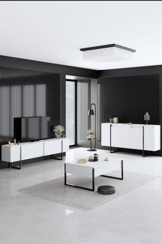 ASIR Skříňka LUXE bílá a černá - Obrázek 2