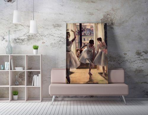ASIR Obraz na plátně ( 50 x 70 cm) Edgar Degas – baletky
