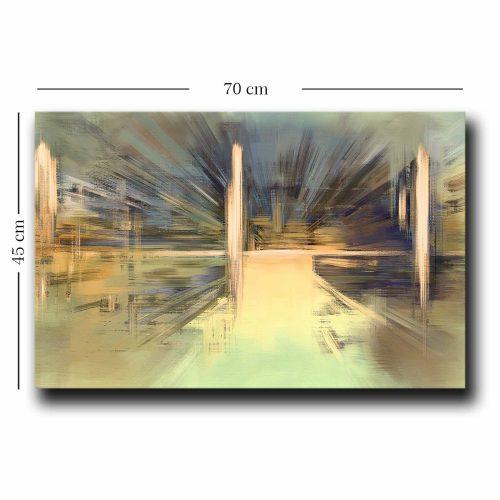 ASIR Obraz na plátně ArtGALINI – žlutá a zelená abstrakce - Obrázek 2
