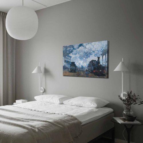 ASIR Obraz na plátně Claude Monet – Nádraží Saint-Lazare: Příjezd vlaku - Obrázek 2