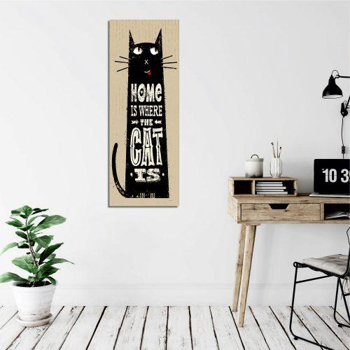ASIR Obraz na plátně Home is where the Cat is - Obrázek 2