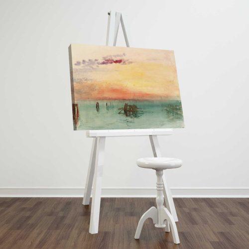 ASIR Obraz na plátně J .M. W. Turner - Venice: pohled na lagunu při západu slunce - Obrázek 2