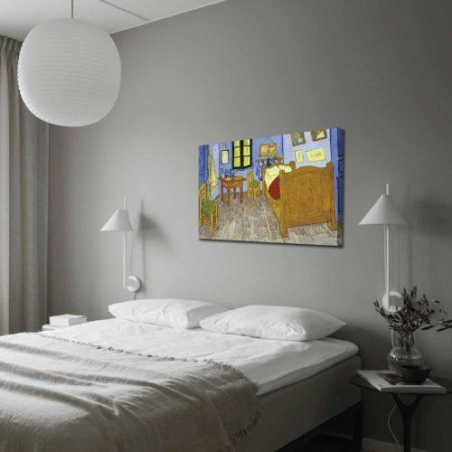 ASIR Obraz na plátně Vincent Van Gogh – Ložnice v Arles - Obrázek 2