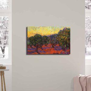 ASIR Obraz na plátně Vincent Van Gogh – Olivovníky