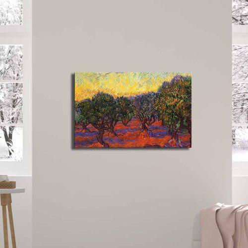 ASIR Obraz na plátně Vincent Van Gogh – Olivovníky