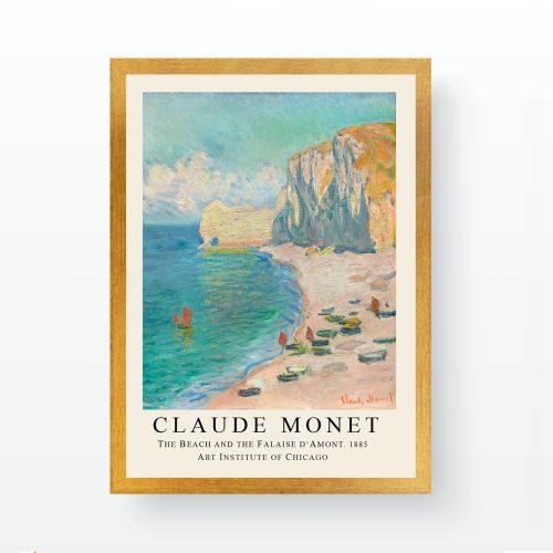 ASIR Obraz v rámu Monet PLÁŽ - Obrázek 2