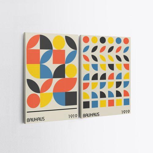 ASIR Set obrazů na plátně 2 ks ( 50 x 70 cm) Bauhaus - Obrázek 2
