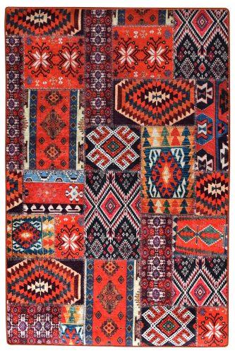 ASIR Koberec (80 x 300) PATCHWORK červený - Obrázek 2