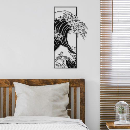 ASIR Nástěnná dekorace kovová HOKUSAI černá - Obrázek 2