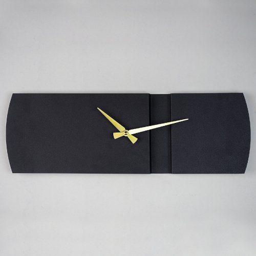 ASIR Nástěnné hodiny kovové ORIGAMI černé a zlaté - Obrázek 2