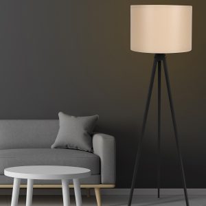 ASIR Stojací lampa 115 černá a béžová