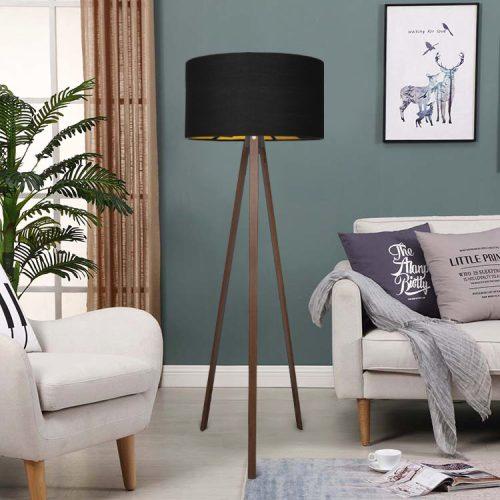 ASIR Stojací lampa AYD-3059 tmavá a černá