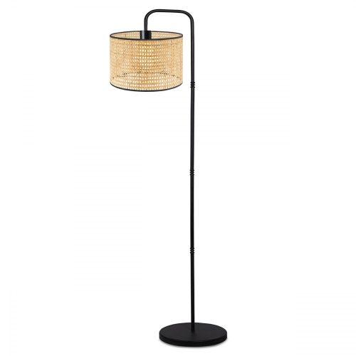 ASIR Stojací lampa AYD-3269 černá a ratanová - Obrázek 2