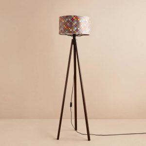ASIR Stojací lampa AYD-3448 tmavá a barevná