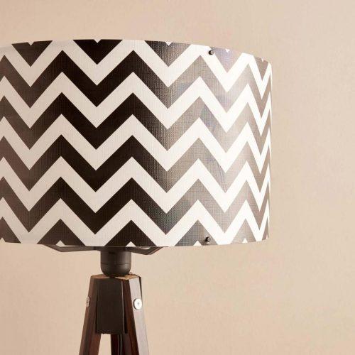 ASIR Stojací lampa AYD-3448 tmavá a černo-bílá - Obrázek 2