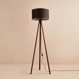 ASIR Stojací lampa AYD-3448 tmavá a hnědá