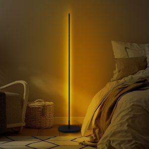 ASIR Stojací lampa ONLY černá LED