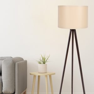 ASIR Stojací lampa tmavá a krémová