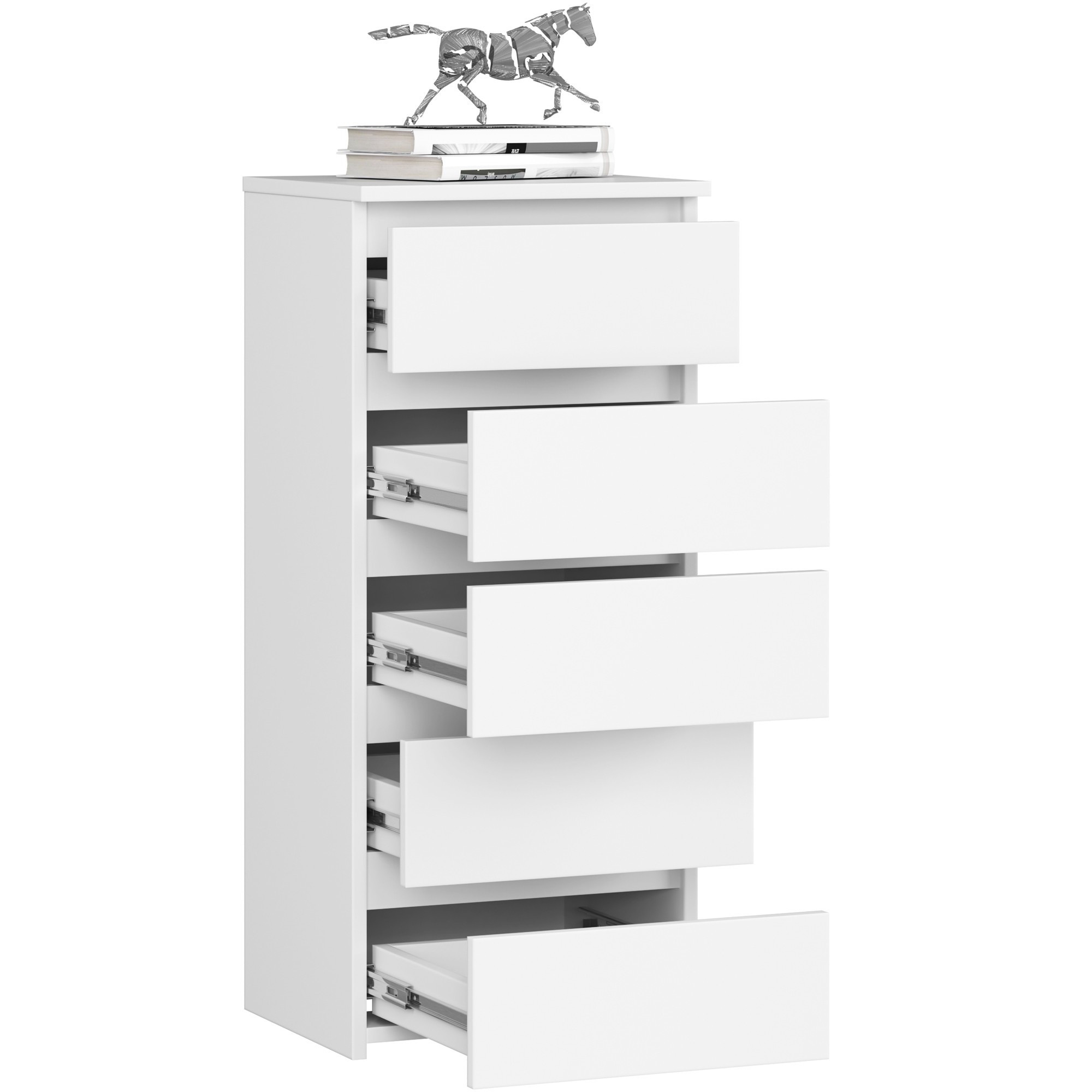 Ak furniture Komoda CL5 40 cm bílá - Obrázek 2
