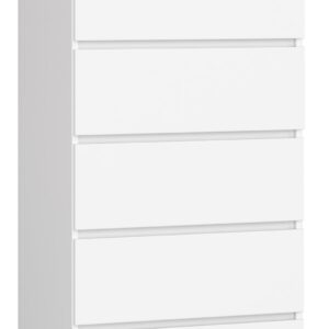 Ak furniture Komoda Kuba 60 cm - 6 šuplíků bílá