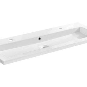 Comad Zápustné umyvadlo Spirit UM-8070 120 cm lesklé bílé