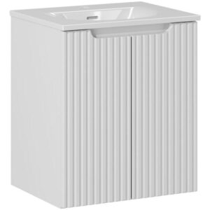 Comad Závěsná skříňka Nova White II se zápustným umyvadlem 50 cm bílá