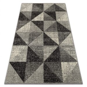 Dywany Lusczow Kusový koberec FEEL Triangle šedý