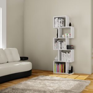 Hanah Home Knihovna Meric bílá