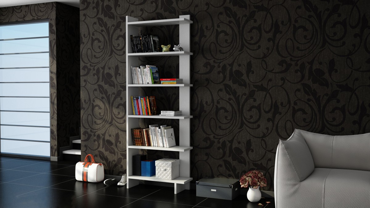 Kalune Design Regál Order bílý - Obrázek 2