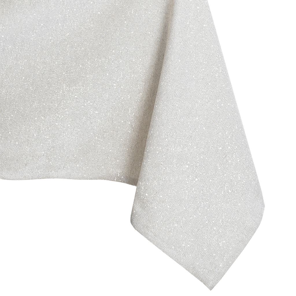 Sada ubrusu a běhounu na stůl DecoKing Sparkle krémová