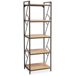 Signal Regál Tablo 05 180 cm dub přírodní/černý