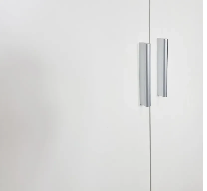 Szynaka Šatní skříň Blanka 85 cm bílá - Obrázek 2