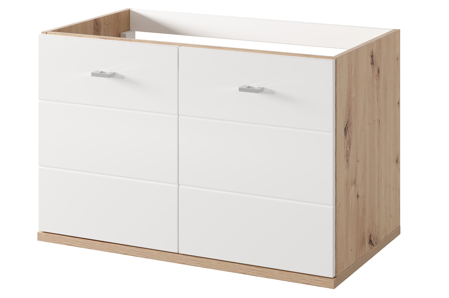 Szynaka Závěsná skříňka pod umyvadlo Sting 38 80 cm dub Artisan/bílá