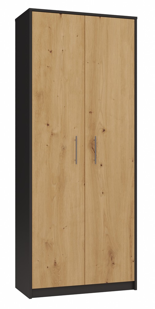 TP Living Knihovna OLIV 2D antracit/dub artisan - Obrázek 2