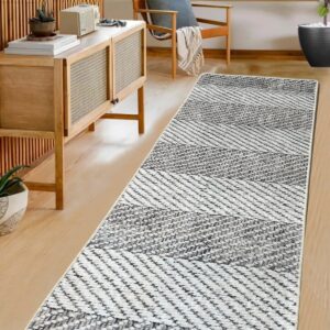 ASIR Koberec (80 x 300) TRESSE CORDE SONIL bíločerný